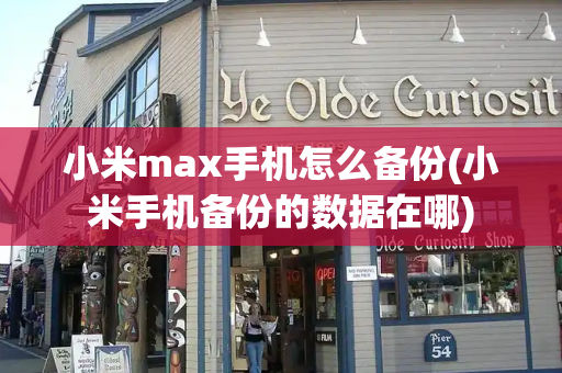 小米max手机怎么备份(小米手机备份的数据在哪)