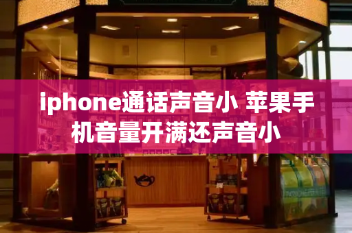 iphone通话声音小 苹果手机音量开满还声音小