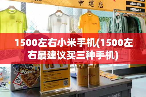 1500左右小米手机(1500左右最建议买三种手机)