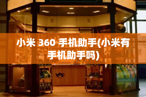 小米 360 手机助手(小米有手机助手吗)