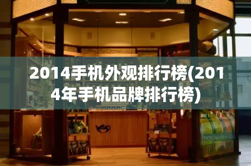 2014手机外观排行榜(2014年手机品牌排行榜)-第1张图片-星选测评