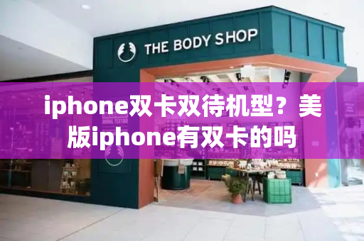 iphone双卡双待机型？美版iphone有双卡的吗-第1张图片-星选测评