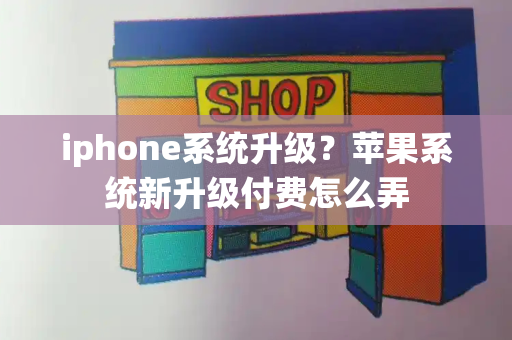 iphone系统升级？苹果系统新升级付费怎么弄