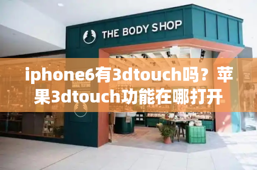 iphone6有3dtouch吗？苹果3dtouch功能在哪打开-第1张图片-星选值得买