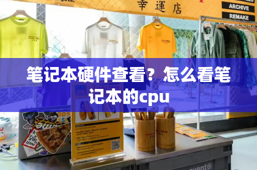 笔记本硬件查看？怎么看笔记本的cpu-第1张图片-星选测评