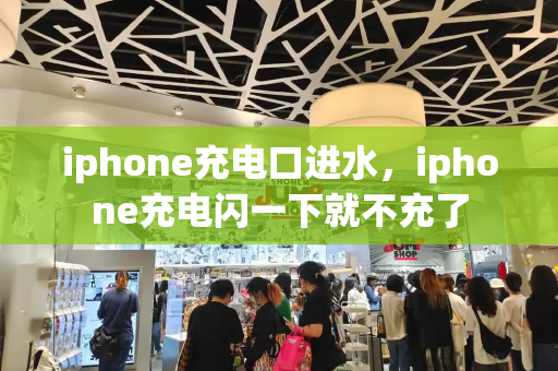 iphone充电口进水，iphone充电闪一下就不充了