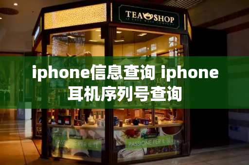 iphone信息查询 iphone耳机序列号查询-第1张图片-星选测评