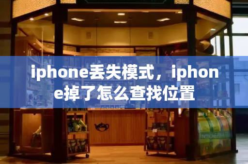 iphone丢失模式，iphone掉了怎么查找位置-第1张图片-星选值得买