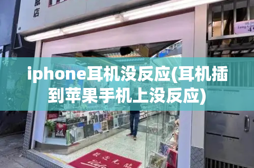 iphone耳机没反应(耳机插到苹果手机上没反应)