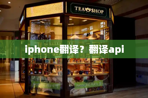 iphone翻译？翻译api