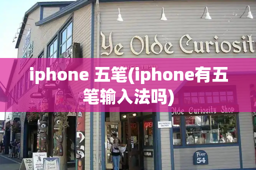 iphone 五笔(iphone有五笔输入法吗)