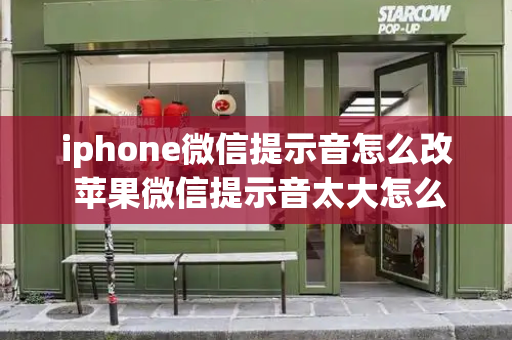 iphone微信提示音怎么改 苹果微信提示音太大怎么调