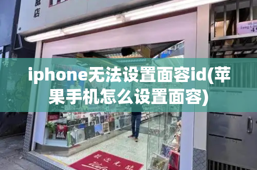 iphone无法设置面容id(苹果手机怎么设置面容)