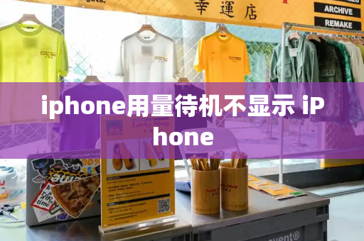 iphone用量待机不显示 iPhone-第1张图片-星选测评