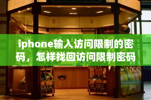 iphone输入访问限制的密码，怎样找回访问限制密码