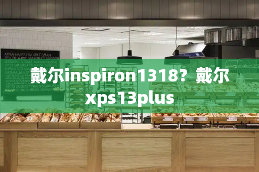 戴尔inspiron1318？戴尔xps13plus