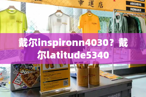 戴尔inspironn4030？戴尔latitude5340-第1张图片-星选测评