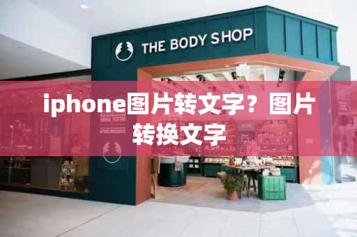 iphone图片转文字？图片转换文字