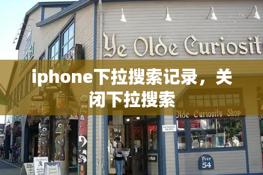 iphone下拉搜索记录，关闭下拉搜索