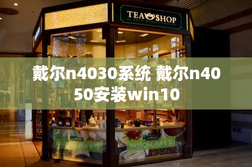 戴尔n4030系统 戴尔n4050安装win10-第1张图片-星选测评