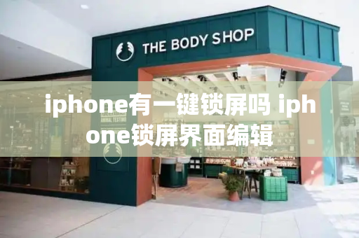 iphone有一键锁屏吗 iphone锁屏界面编辑-第1张图片-星选测评