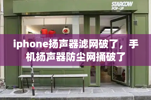 iphone扬声器滤网破了，手机扬声器防尘网捅破了