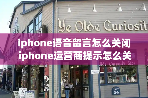 iphone语音留言怎么关闭 iphone运营商提示怎么关-第1张图片-星选测评