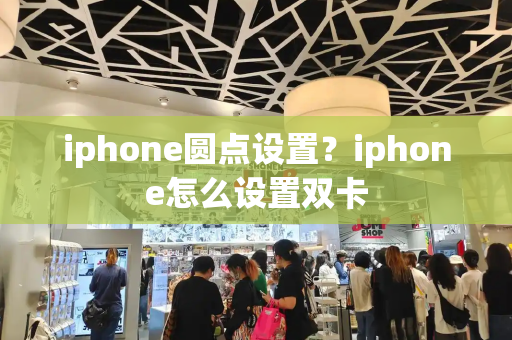 iphone圆点设置？iphone怎么设置双卡-第1张图片-星选测评