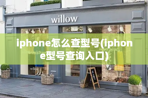 iphone怎么查型号(iphone型号查询入口)