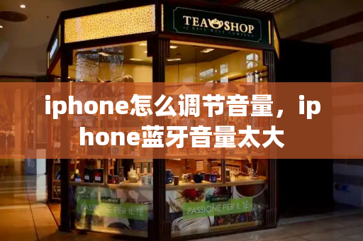 iphone怎么调节音量，iphone蓝牙音量太大