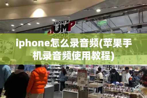 iphone怎么录音频(苹果手机录音频使用教程)