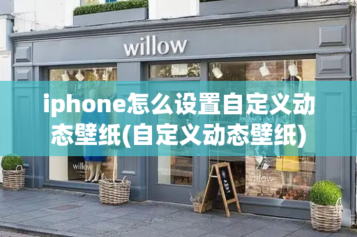 iphone怎么设置自定义动态壁纸(自定义动态壁纸)