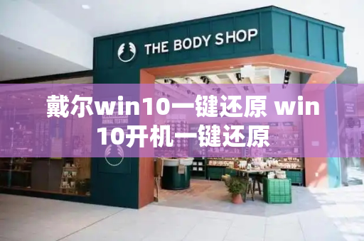 戴尔win10一键还原 win10开机一键还原-第1张图片-星选测评