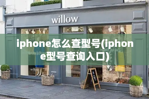 iphone怎么查型号(iphone型号查询入口)-第1张图片-星选测评