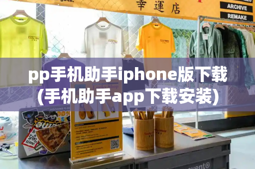 pp手机助手iphone版下载(手机助手app下载安装)