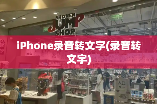 iPhone录音转文字(录音转文字)