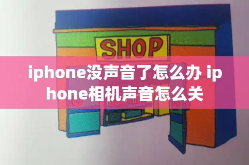 iphone没声音了怎么办 iphone相机声音怎么关