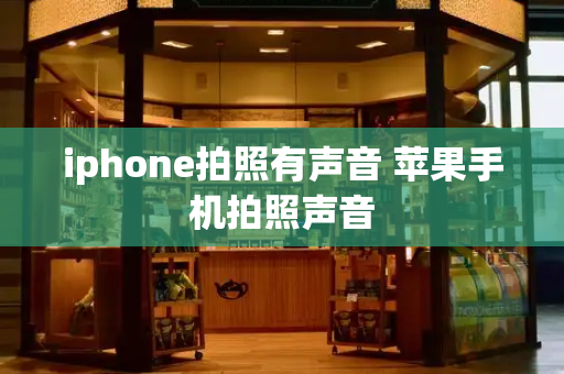 iphone拍照有声音 苹果手机拍照声音