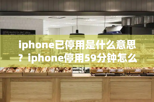 iphone已停用是什么意思？iphone停用59分钟怎么办