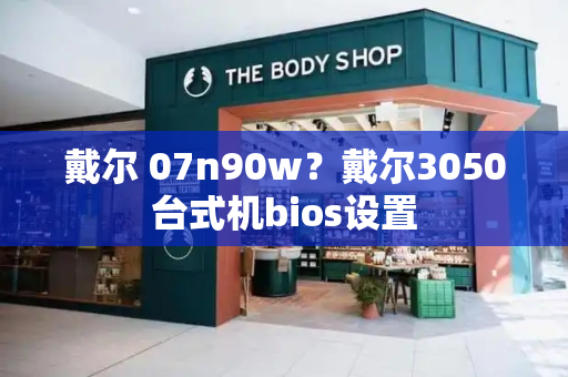 戴尔 07n90w？戴尔3050台式机bios设置-第1张图片-星选测评