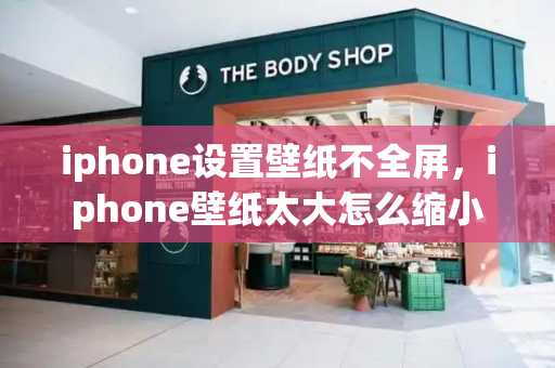 iphone设置壁纸不全屏，iphone壁纸太大怎么缩小