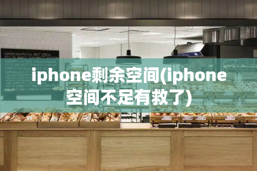 iphone剩余空间(iphone空间不足有救了)-第1张图片-星选值得买