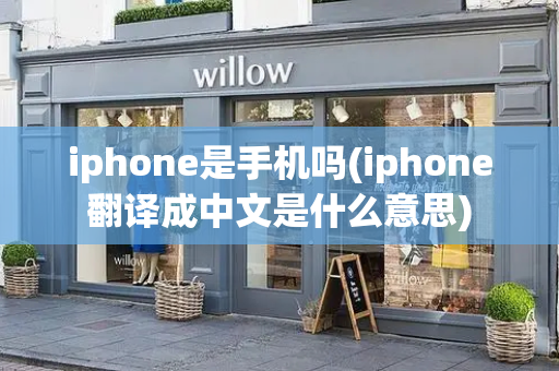 iphone是手机吗(iphone翻译成中文是什么意思)