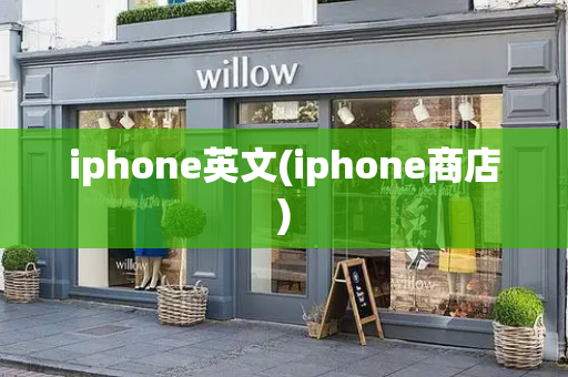 iphone英文(iphone商店)-第1张图片-星选测评