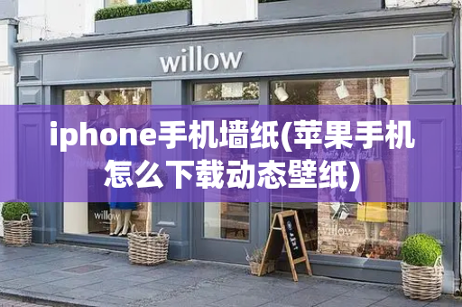 iphone手机墙纸(苹果手机怎么下载动态壁纸)