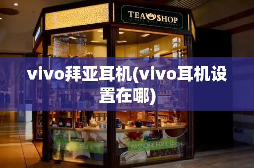 vivo拜亚耳机(vivo耳机设置在哪)