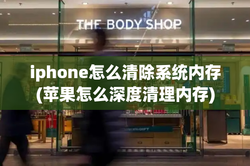 iphone怎么清除系统内存(苹果怎么深度清理内存)