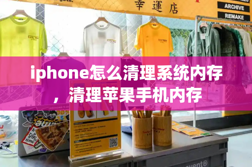 iphone怎么清理系统内存，清理苹果手机内存-第1张图片-星选测评