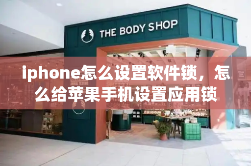 iphone怎么设置软件锁，怎么给苹果手机设置应用锁-第1张图片-星选测评