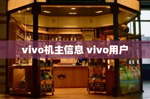 vivo机主信息 vivo用户